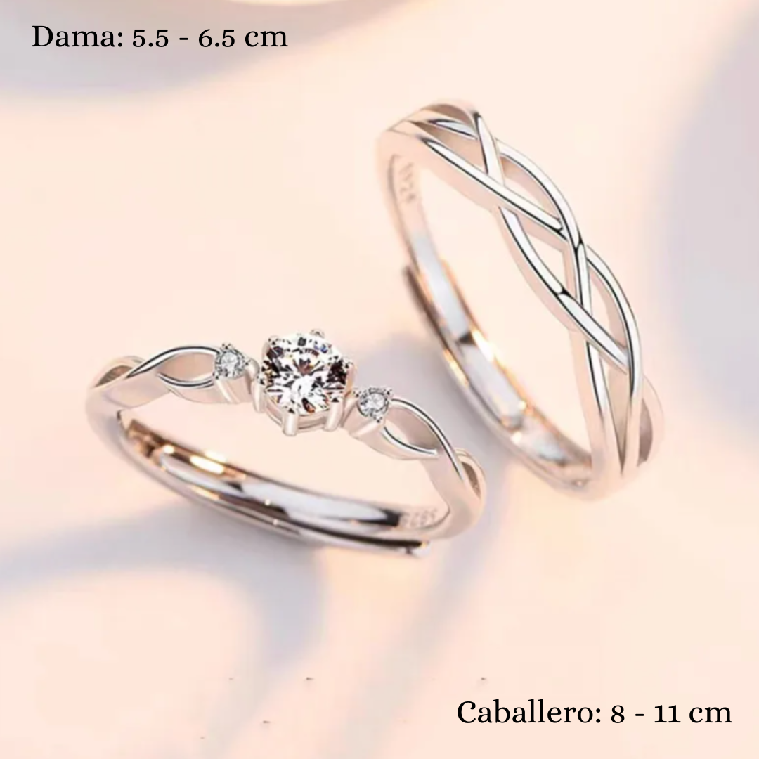 Anillos Promesa Infinity
