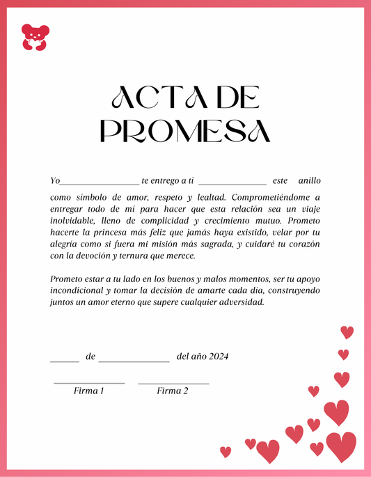 Actas de promesa