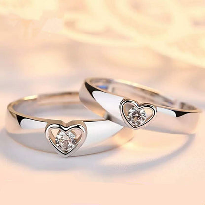 Anillos Promesa Doble Corazón